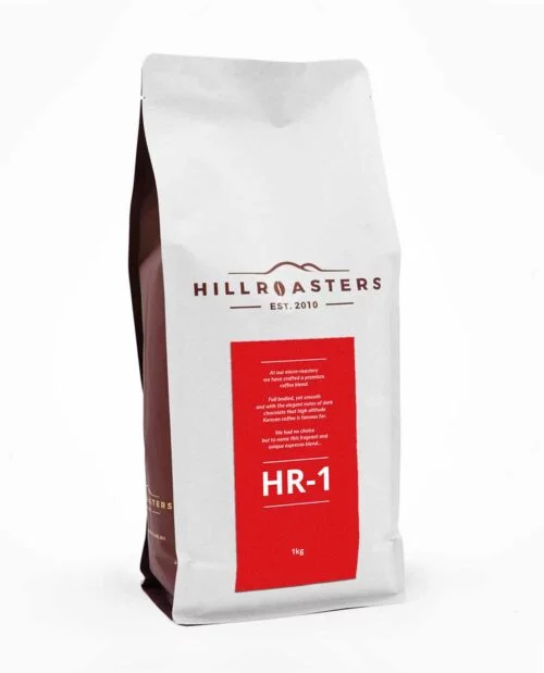 roasted coffee beans 1kg bag front view